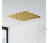 Mariner pannello a pioggia in acciaio inox per installazione a soffitto La: 440 P: 440 mm, WLS3911-OB, Arya; Kobra; Logica; Quadra; Tao; Uno oro spazzolato [Rubinetteria Bagno > Soffioni Doccia]