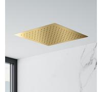 Mariner pannello pioggia in acciaio inox per installazione a soffitto La: 440 P: 440 mm, WLS3911-OR, Arya; Kobra; Logica; Quadra; Tao; Uno oro [Rubinetteria Bagno > Soffioni Doccia]