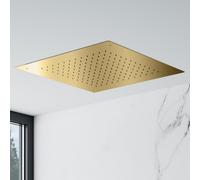 Mariner pannello pioggia in acciaio inox per installazione a soffitto La: 500 P: 500 mm, WLS3116-OR, Arya; Kobra; Logica; Quadra; Tao; Uno oro [Rubinetteria Bagno > Soffioni Doccia]