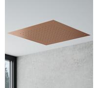 Mariner pannello pioggia in acciaio inox per installazione a soffitto La: 500 P: 500 mm, WLS3116-RS, Arya; Kobra; Logica; Quadra; Tao; Uno rame spazzolato [Rubinetteria Bagno > Soffioni Doccia]