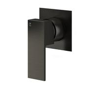 Mariner Quadra miscelatore monocomando per rubinetto lavabo, per corpo incasso move, QUA1000-GM, Quadra antracite spazzolato [Rubinetteria Bagno > Ricambi Rubinetteria Bagno]