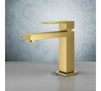 Mariner Quadra rubinetto lavabo, QUA0053-OB+WLS4200-OB, Quadra oro spazzolato [Rubinetteria Bagno > Rubinetteria Lavabo]