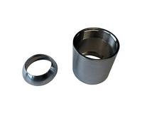 Mariner ricambio manicotto cartuccia e copertura per rubinetto lavabo e bidet, RIC0035-CS, Universal cromo spazzolato [Rubinetteria Bagno > Ricambi Rubinetteria Bagno]