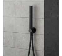 Mariner set doccetta con presa d'acqua e supporto doccetta, WLS3001-NO, Arya; Logica; Tao; Uno nero opaco [Rubinetteria Bagno > Set Doccia]