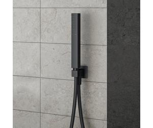 Mariner set doccetta con presa d'acqua e supporto doccetta, WLS3101-NO, Arya; Kobra; Quadra nero opaco [Rubinetteria Bagno > Set Doccia]