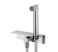 Mariner set doccetta con presa d'acqua, mensola doccia e supporto doccetta integrato, WLS3002-CS, Arya; Kobra; Logica, Otto; Quadra; Tao; Uno cromo spazzolato [Rubinetteria Bagno > Set Doccia]