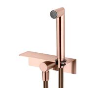 Mariner set doccetta con presa d'acqua, mensola doccia e supporto doccetta integrato, WLS3002-RG, Arya; Kobra; Logica, Otto; Quadra; Tao; Uno oro rosa [Rubinetteria Bagno > Set Doccia]