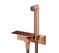 Mariner set doccetta con presa d'acqua, mensola doccia e supporto doccetta integrato, WLS3002-RS, Arya; Kobra; Logica, Otto; Quadra; Tao; Uno rame spazzolato [Rubinetteria Bagno > Set Doccia]
