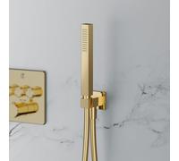Mariner set doccetta in metallo con presa d'acqua e supporto doccetta, WLS3100-OR, Kobra; Otto; Quadra oro [Rubinetteria Bagno > Set Doccia]