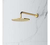 Mariner set soffione doccia in acciaio inox, rotondo, WLS3605-OR+WLS3130-OR, Arya; Kobra; Logica, Otto; Quadra; Tao; Uno oro [Rubinetteria Bagno > Soffioni Doccia]