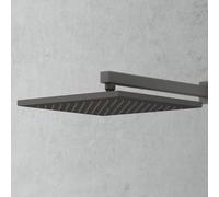 Mariner soffione doccia acciaio inox squadrato La: 305 P: 305 mm, WLS3180-GR, Arya; Kobra; Logica; Otto; Quadra; Tao; Uno grafite opaco [Rubinetteria Bagno > Soffioni Doccia]