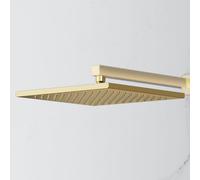 Mariner soffione doccia acciaio inox squadrato La: 305 P: 305 mm, WLS3180-OR, Arya; Kobra; Logica; Otto; Quadra; Tao; Uno oro [Rubinetteria Bagno > Soffioni Doccia]