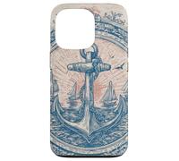 Mariner's Faith || Sailor's Blue Ocean Soul || ancora blu Custodia per iPhone 13 Pro