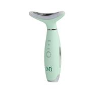 Mario Badescu Massaggiatore termico a tripla luce per viso e collo dispositivo facciale per terapia della luce LED rossa, blu e verde, massaggio caldo e vibrazioni per rassodare, scolpire e radiare la