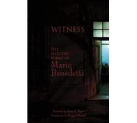 Mario Benedetti Witness (Tascabile)