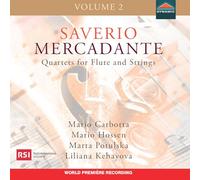Saverio Mercada Saverio Mercadante: Quartets for Flute and Strings - Volum (CD)