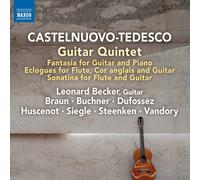 Mario Castelnuovo-Tedesco Castelnuovo-Tedesco: Guitar Quintet (CD) Album