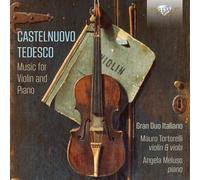 Mario Castelnuovo-Tedesco Castelnuovo Tedesco: Music for Violin and Piano (CD)