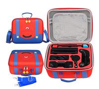 Mario - Custodia da trasporto per Nintendo Switch, compatibile con Switch OLED, borsa messenger rigida portatile per console switch, dock per interruttori, controller Pro, impugnatura Joy-Con, Poke