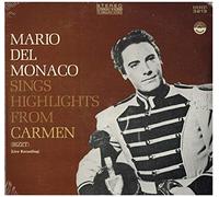 Mario Del Monaco - Mario Del Monaco: Sings Highlights From Carmen - LP Everest