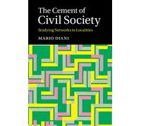 Mario Diani The Cement of Civil Society (Copertina rigida)