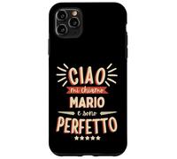 Mario Idea Regalo Personalizzata Nome Divertente Custodia per iPhone 11 Pro Max