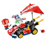 Lego super mario 72032 mario kart : kart standard, macchina giocattolo con toad, giochi per bambini 7+ nintendo da collezione