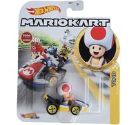 MARIO KART Modello DieCast 5cm STANDARD KART di TOAD 5cm Scala 1:64 Hot Wheels