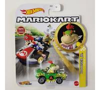 MARIO KART Modello DieCast BOWSER JR FLAME FLYER 5cm Scala 1:64 Hot Wheels HDB27