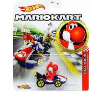 Hot Wheels Mario Kart Die Cast Rosso Yoshi ~ Nuovo & Sigillato