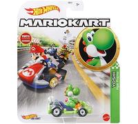 MARIO KART Modello YOSHI versione Pipe Frame 5cm Scala 1:64 Hot Wheels GRN19