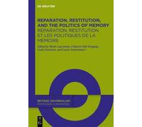 Laura Vordermay Reparation, Restitution, and the Politics of (Copertina rigida)