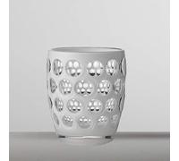 Mario Luca Giusti Set 6 Lente Bicchiere Basso Bianco