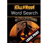 Mario Press Halloween Word Search Large Print (Tascabile)