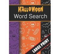 Mario Press Halloween Word Search Large Print (Tascabile)
