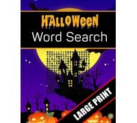 Mario Press Halloween Word Search Large Print (Tascabile)