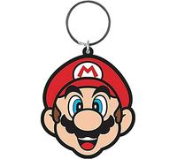 Mario Super Retro 80's Gaming Character. Gomma 6 cm 2D portachiavi portachiavi bagaglio Tag, Multicolore, 36