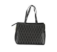 Mario Valentino Black Polyurethane Women Handbag