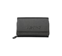 Mario Valentino Black Polyurethane Women WalletConvertible Shoulder Bag