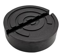 Mario10 Pad Universale rotondo per martinetto idraulico per carrelli idraulici, protezione per binari in gomma, protezione per saldature da pizzico 105 x 30 mm. (1 confezione), cuscinetto in gomma