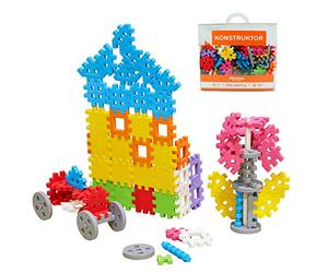 Marioinex 902363 - Mini costruttore di cialde, 140 pezzi, multicolore