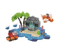 Marioinex 903148 Building Blocks Mini Waffle Adventure Treasure Island 148 Pezzi 2 Figure