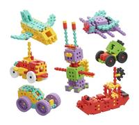 Marioinex 904268 Blocchi di costruzione Mini Waffle Builder Foreman 200 Elementi