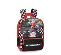 MARIOKART - Mini Zaino Scuola e Tempo Libro Unisex, Zainetto Casual Per Ragazzi e Ragazze - cm 22x10x33h