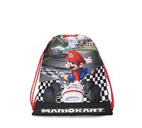 MARIOKART - Zainetto Bambina e Bambino con Chiusura a Coulisse e Sistema Anti-Soffocamento, Valido come Sacca Sportiva e Asilo - Zaino Bambina Utile come Zaino Scuola e Free Time, Cm 35x42h