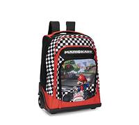MARIOKART - Zaino Trolley Regolabile con Maniglia e Spallacci a Scomparsa, Cerniera e Tasca Frontale Zip - Zainetto Bambina - Zaino Scuola cm 36x23X47H