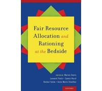 Marion Danis Fair Resource Allocation and Rationing at the Be (Copertina rigida)