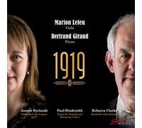 Paul Hindemith Marion Leleu/Bertrand Giraud: 1919 (CD) Album