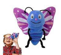 Marionetta a forma di animale, giocattolo per le dita a forma di farfalla, simpatico giocattolo in peluche a forma di coccinella, morbida bambola di insetti, mostra di gioco, scuole, racconta