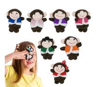 Marionetta a forma di scimmia, in peluche, per raccontare storie all'ora